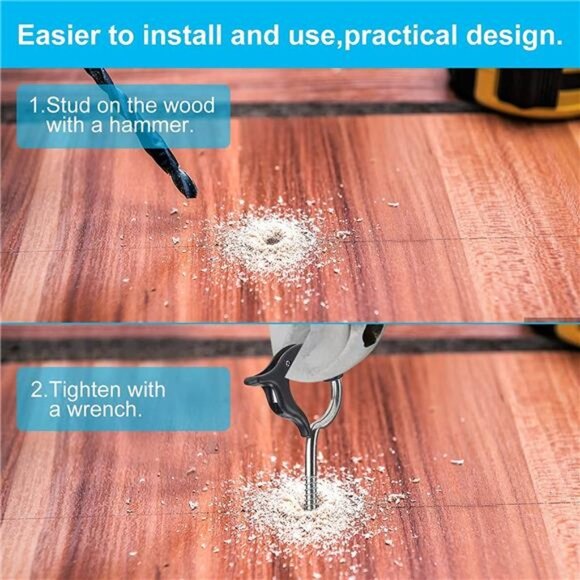 20 Pack Light Hooks for Outside String Lights, Hooks for Outdoor String Lights - Picture 6 of 7